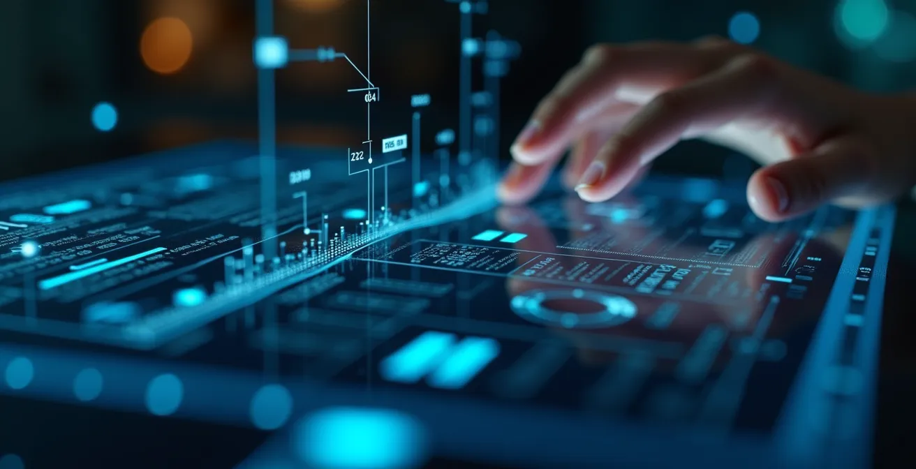 Visualisation graphique d'un système d'intelligence artificielle pré-catégorisant automatiquement des dépenses sur une interface numérique