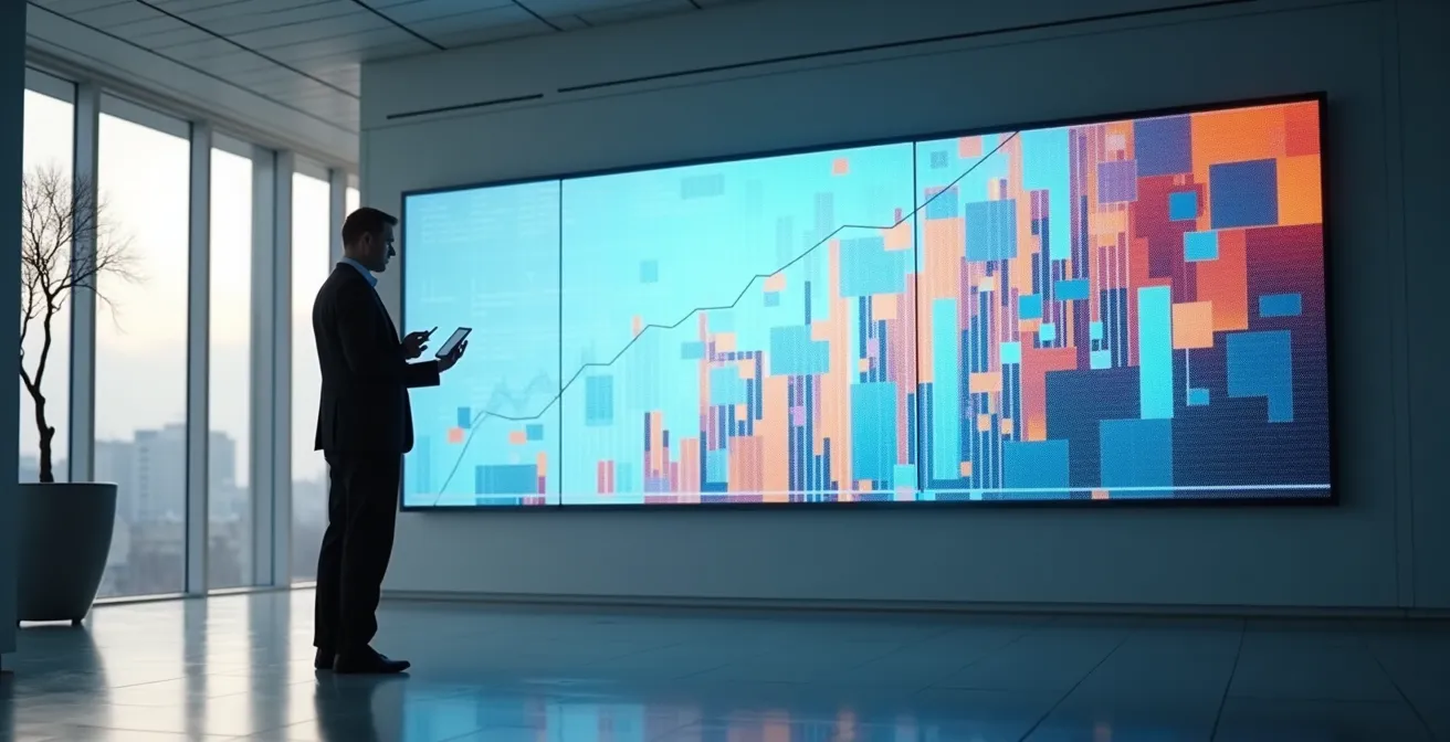 Tableau de bord moderne de satisfaction client avec indicateurs visuels