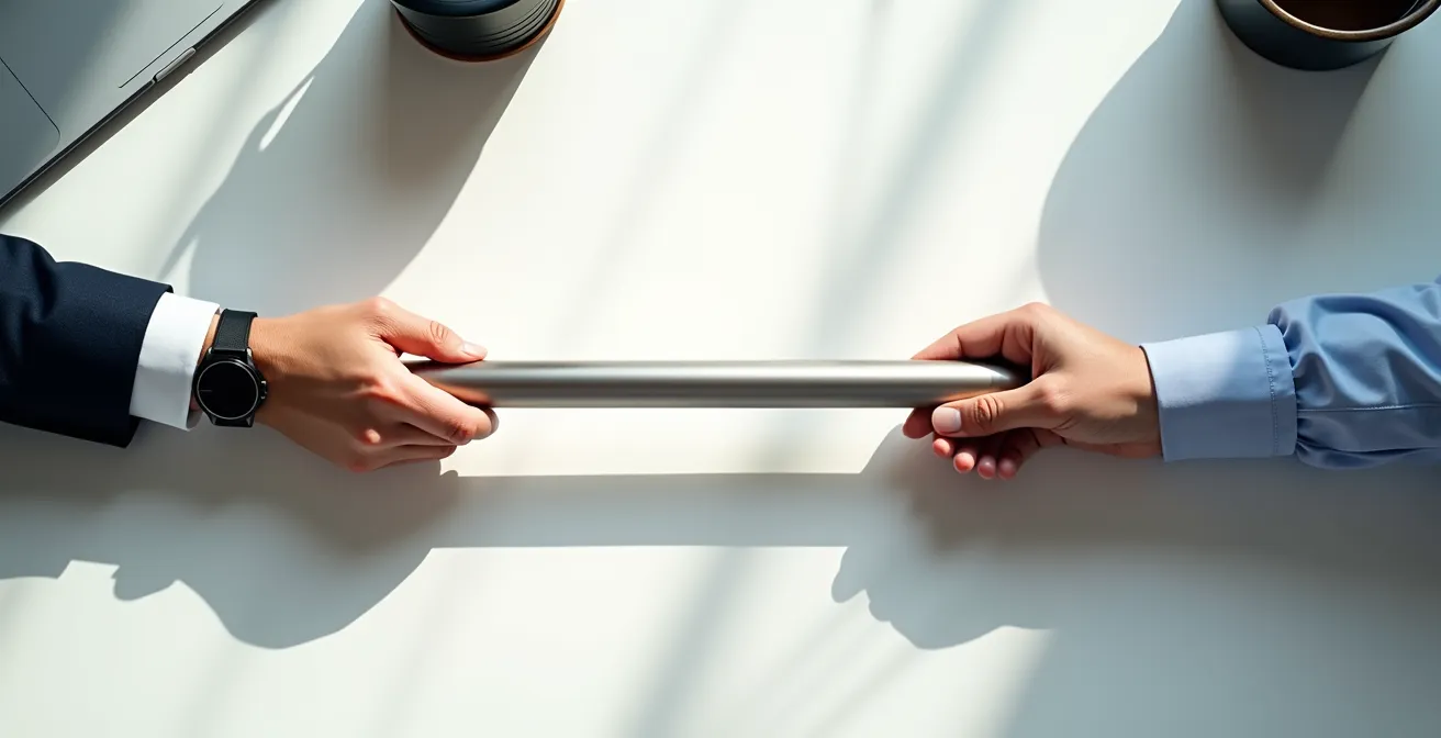 Transmission harmonieuse entre équipes commerciale et administrative