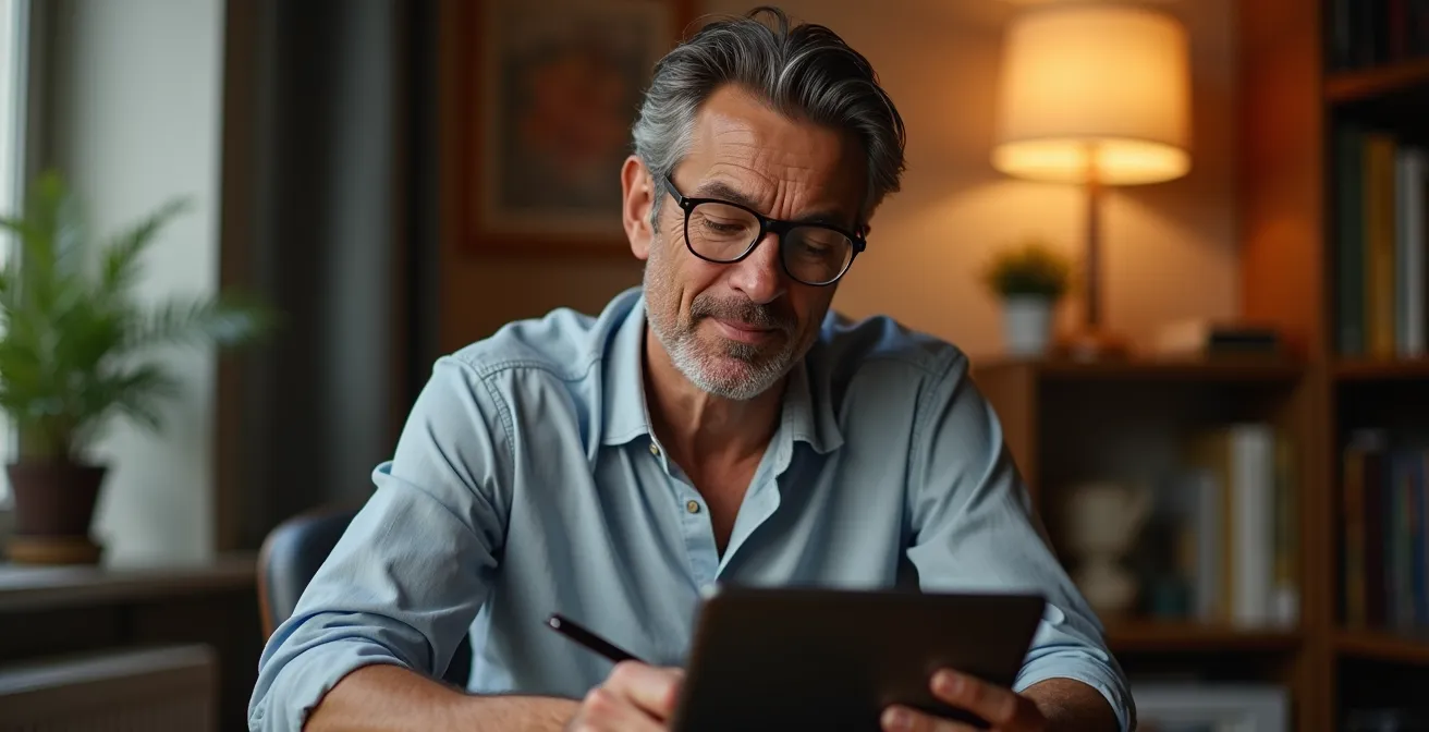 Vue d'un espace de travail moderne montrant l'accessibilité continue des services clients