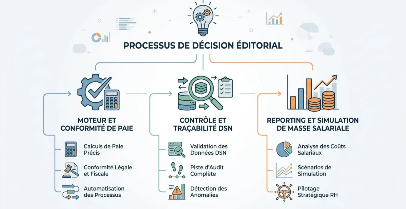 Critères pour choisir un logiciel de paie entre conformité, contrôles et pilotage